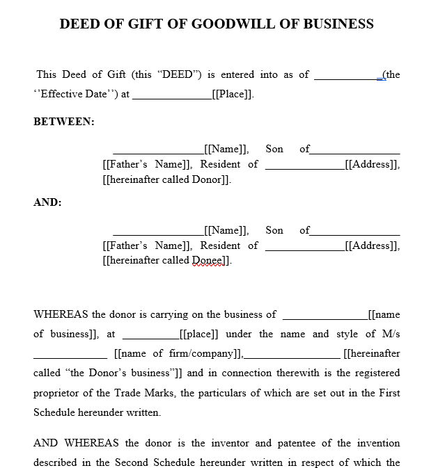 Gift Deed Registration - Process, Documents - Biz Advisors